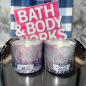 Bath & Body Works 3 Wick Candles